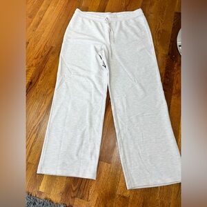 Aritzia TNA Wafflex Off-White Lounge Pants